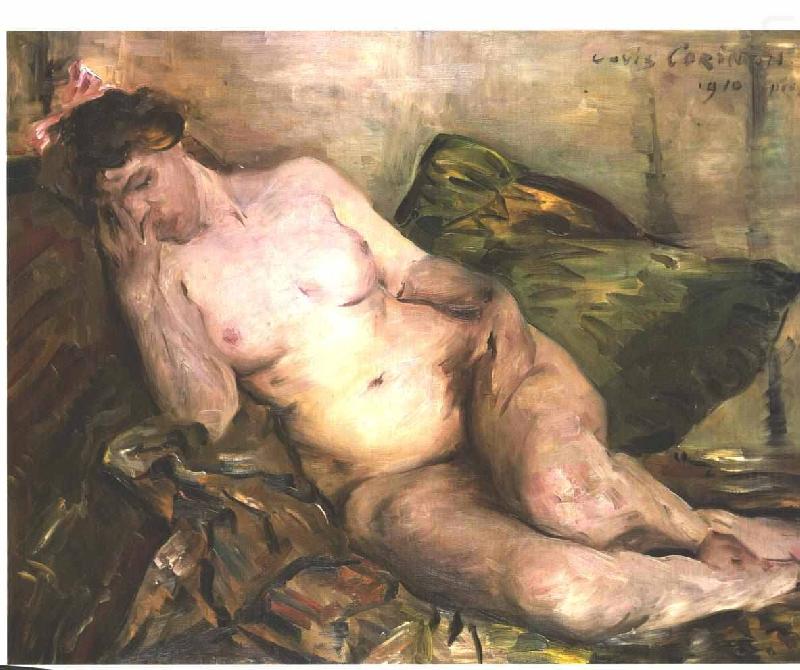 Reclining nude, Lovis Corinth